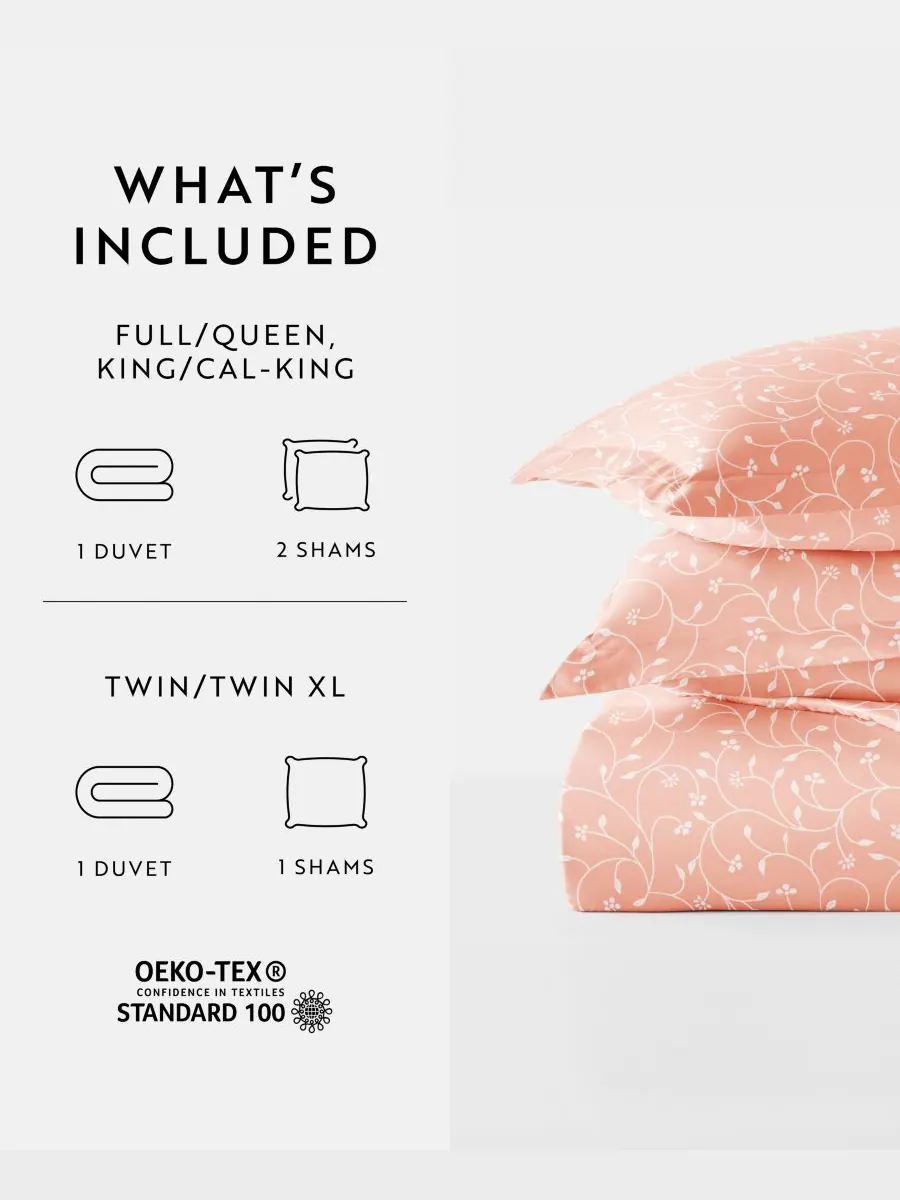 Комплект постельного белья Lucid Dreams с узором, размер Twin/Twin XL ienjoy Home — изображение 2 из 9, розовый
