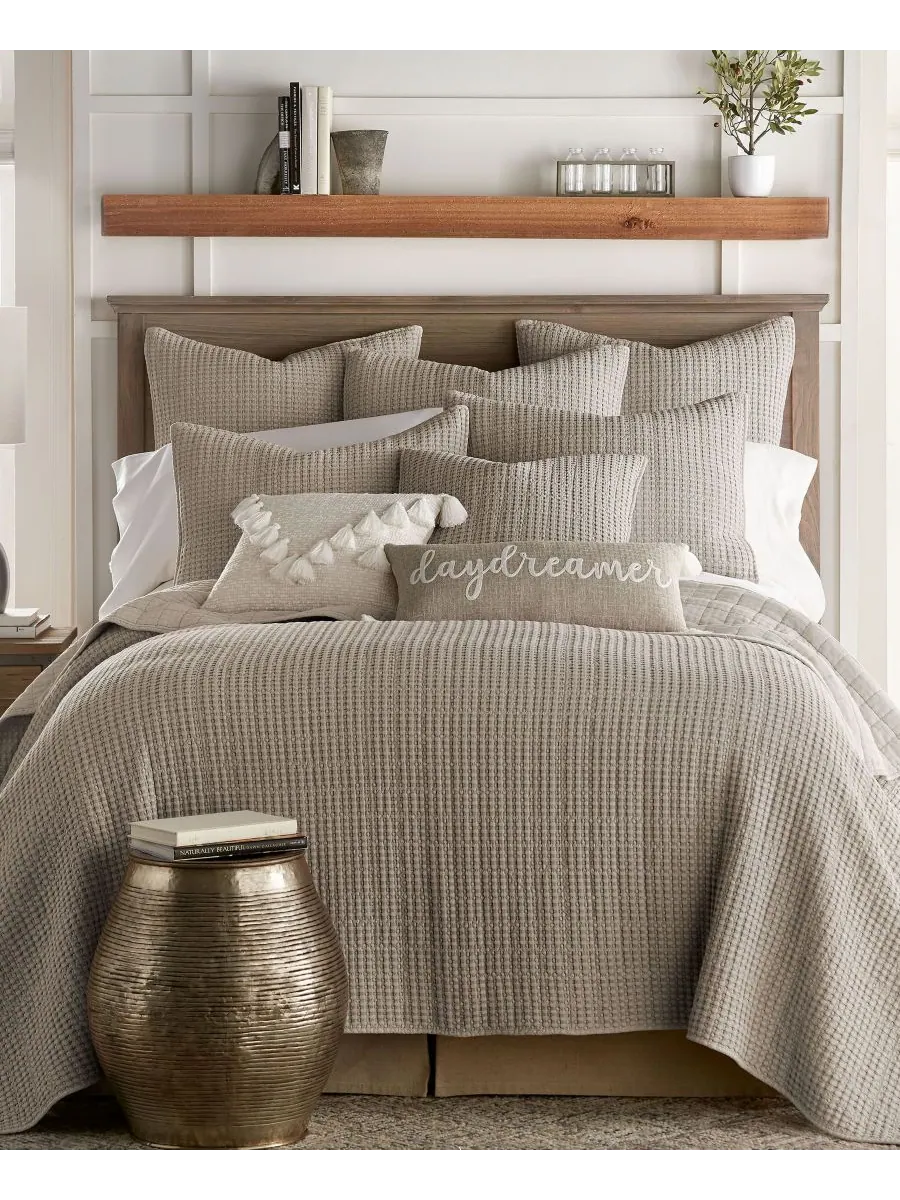 Комплект постельного белья Mills Waffle Textured из 3 предметов, размер King/California King Levtex
