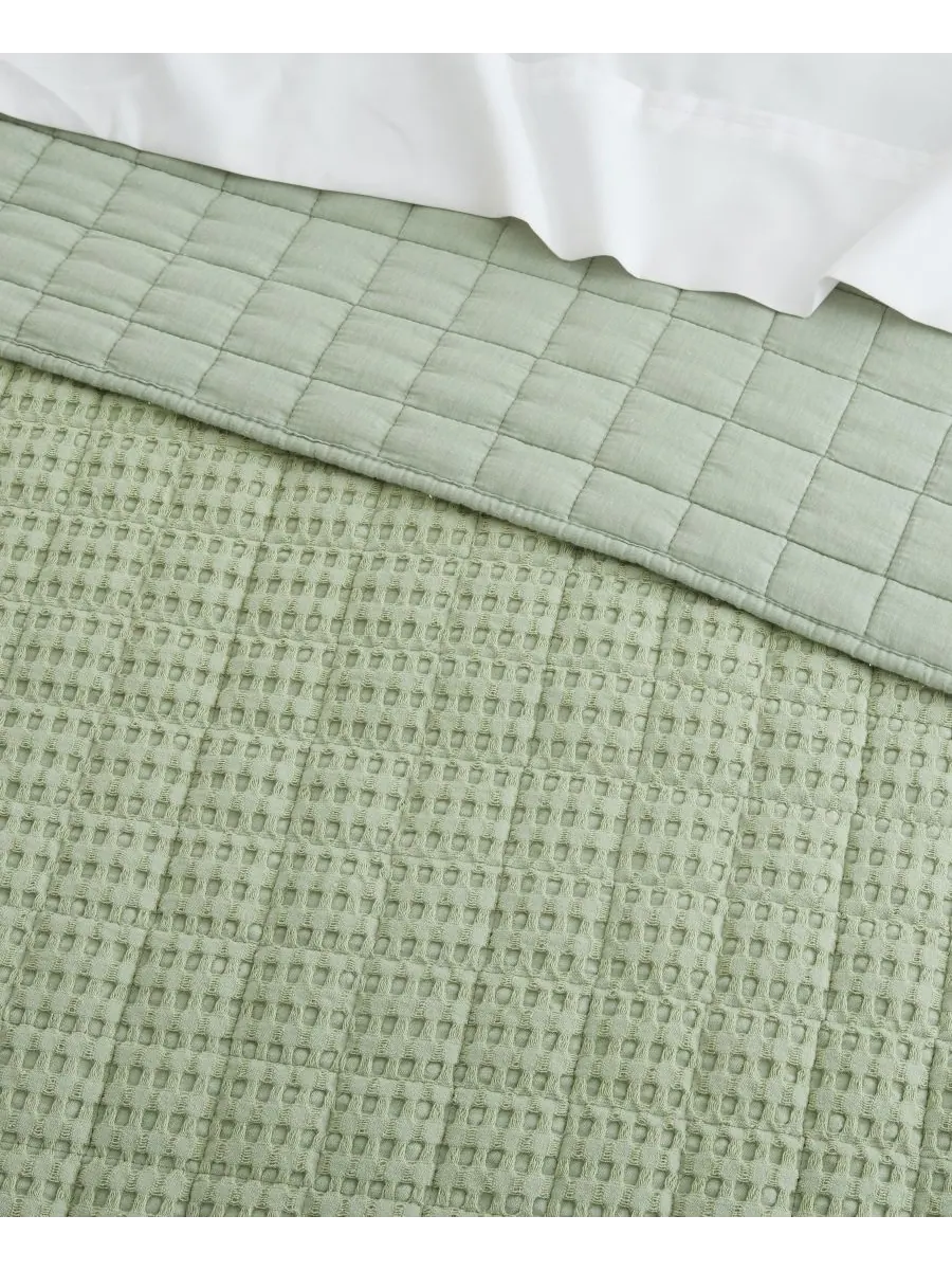 Комплект постельного белья Mills Waffle Textured из 3 предметов, размер King/California King Levtex — изображение 5 из 5