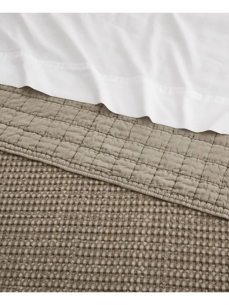 Комплект постельного белья Mills Waffle Tex tured из 3 предметов, размер King/California King — изображение 5 из 5