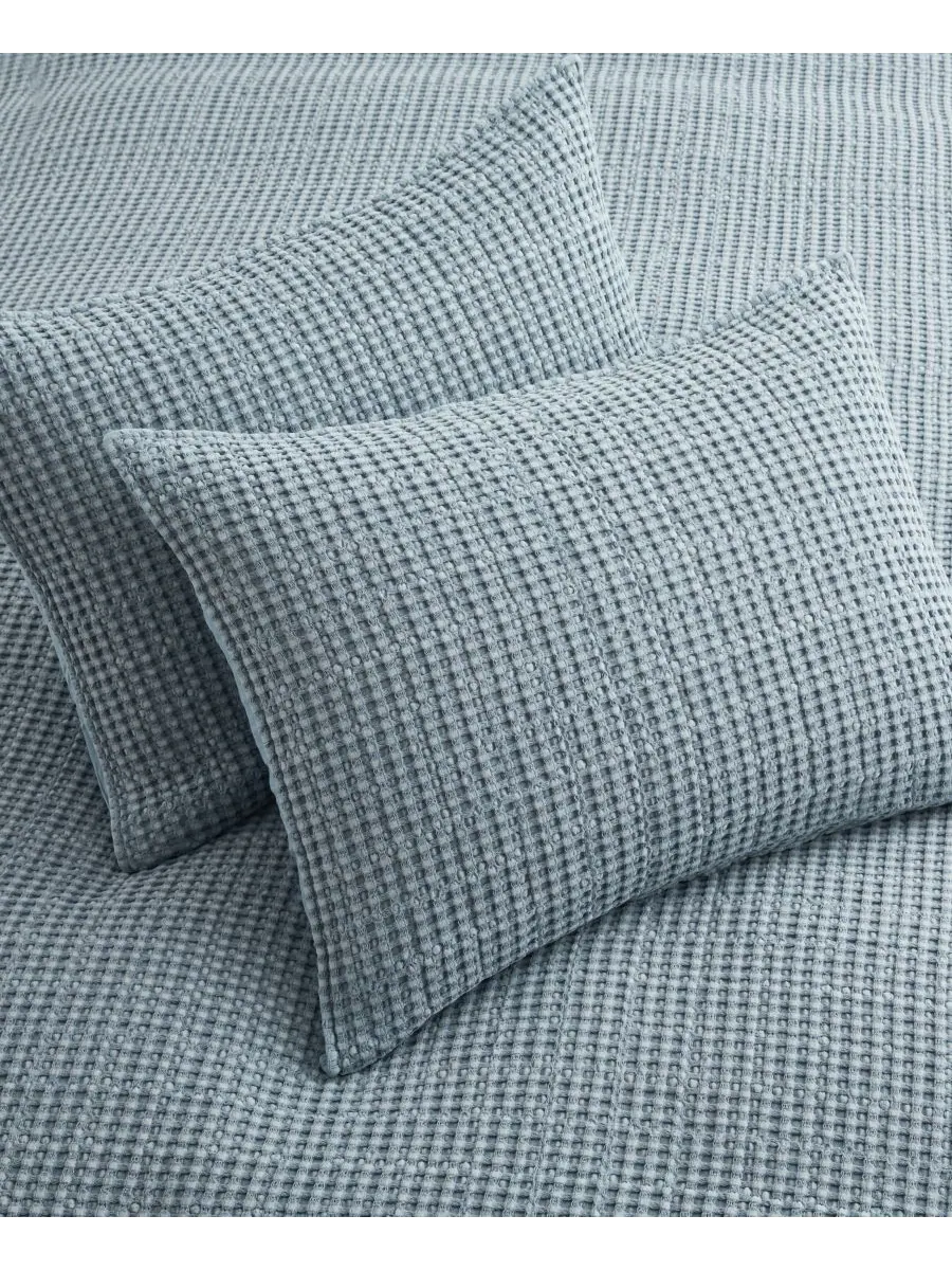 Комплект постельного белья Mills Waffle Textured из 3 предметов, размер King/California King Levtex — изображение 4 из 5