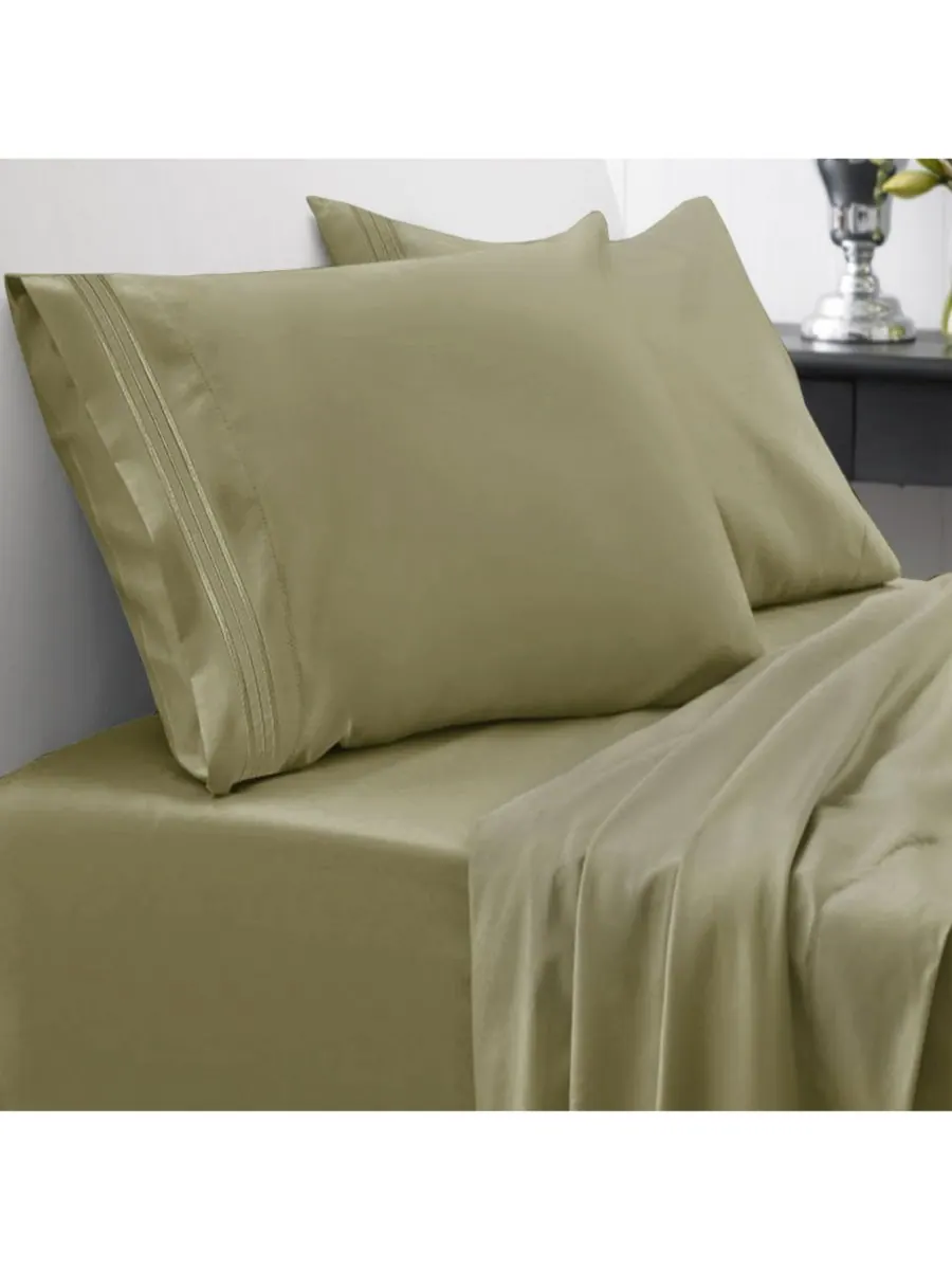 Комплект постельного белья из микрофибры, 4 предмета, размер California King Sweet Home Collection