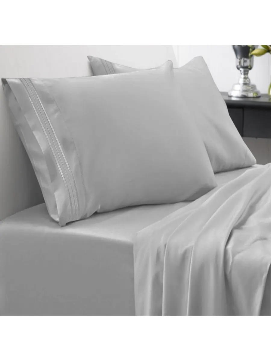 Комплект постельного белья из микрофибры, 4 предмета, размер California King Sweet Home Collection