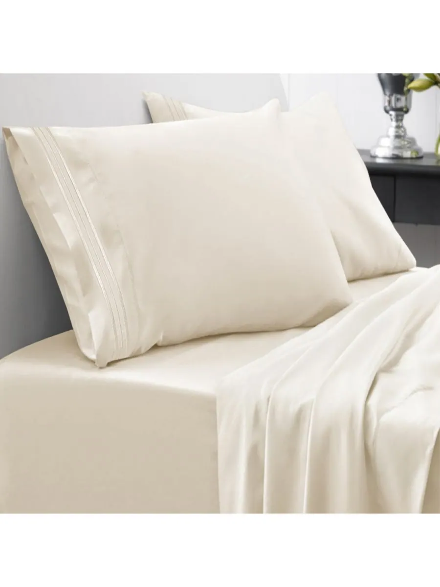 Комплект постельного белья из микрофибры, 4 предмета, размер California King Sweet Home Collection