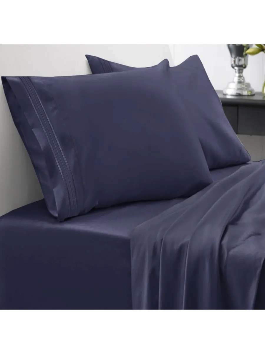 Комплект постельного белья из микрофибры, 4 предмета, размер King Sweet Home Collection