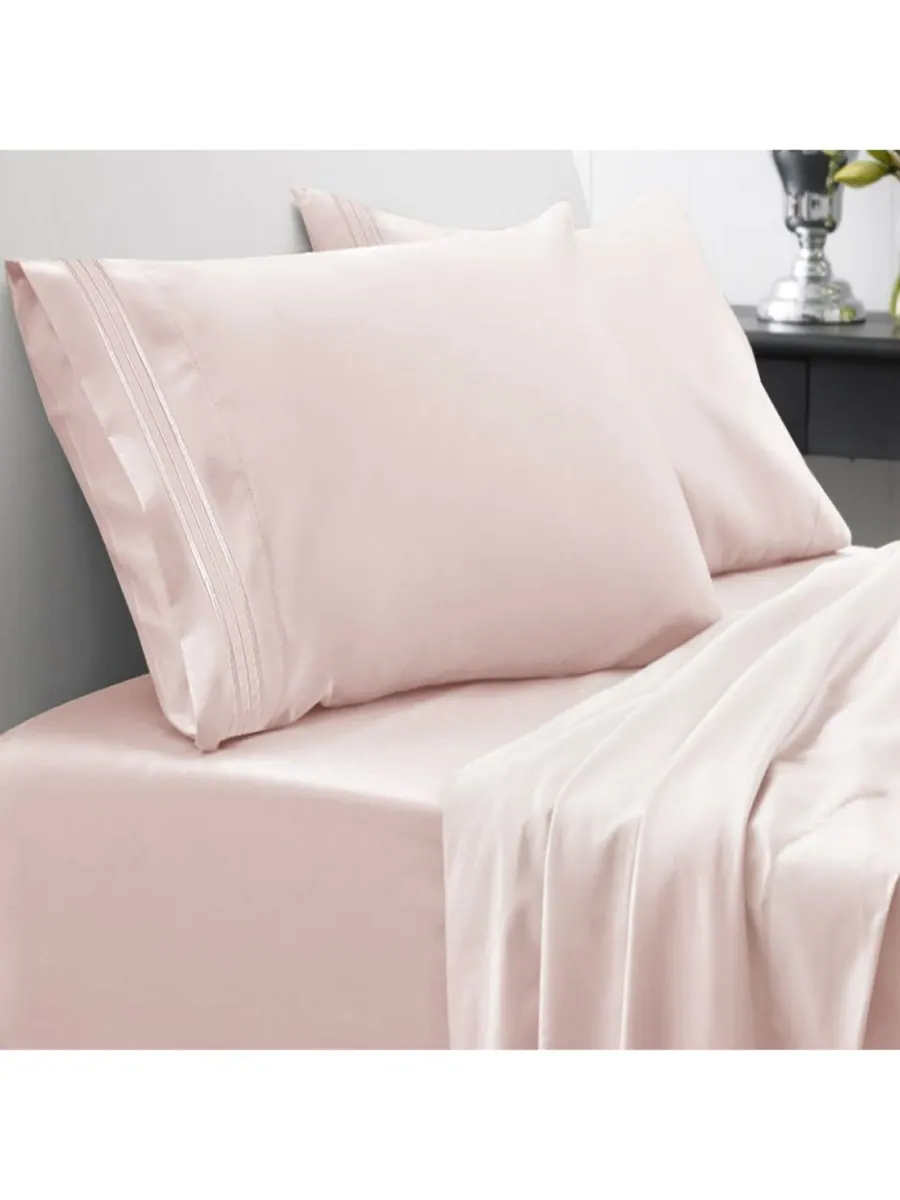 Комплект постельного белья из микрофибры, 4 предмета, размер King Sweet Home Collection