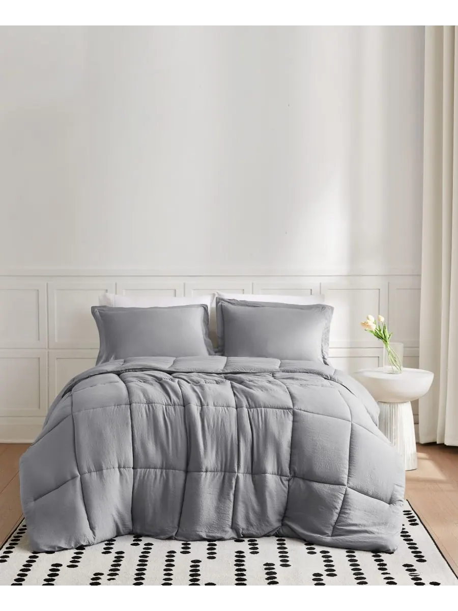 Комплект постельного белья из 3 предметов, однотонный, размер Full/Queen Truly Soft