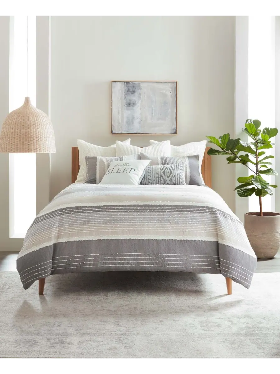 Комплект постельного белья santander textured из 3 предметов, размер full/queen. Levtex