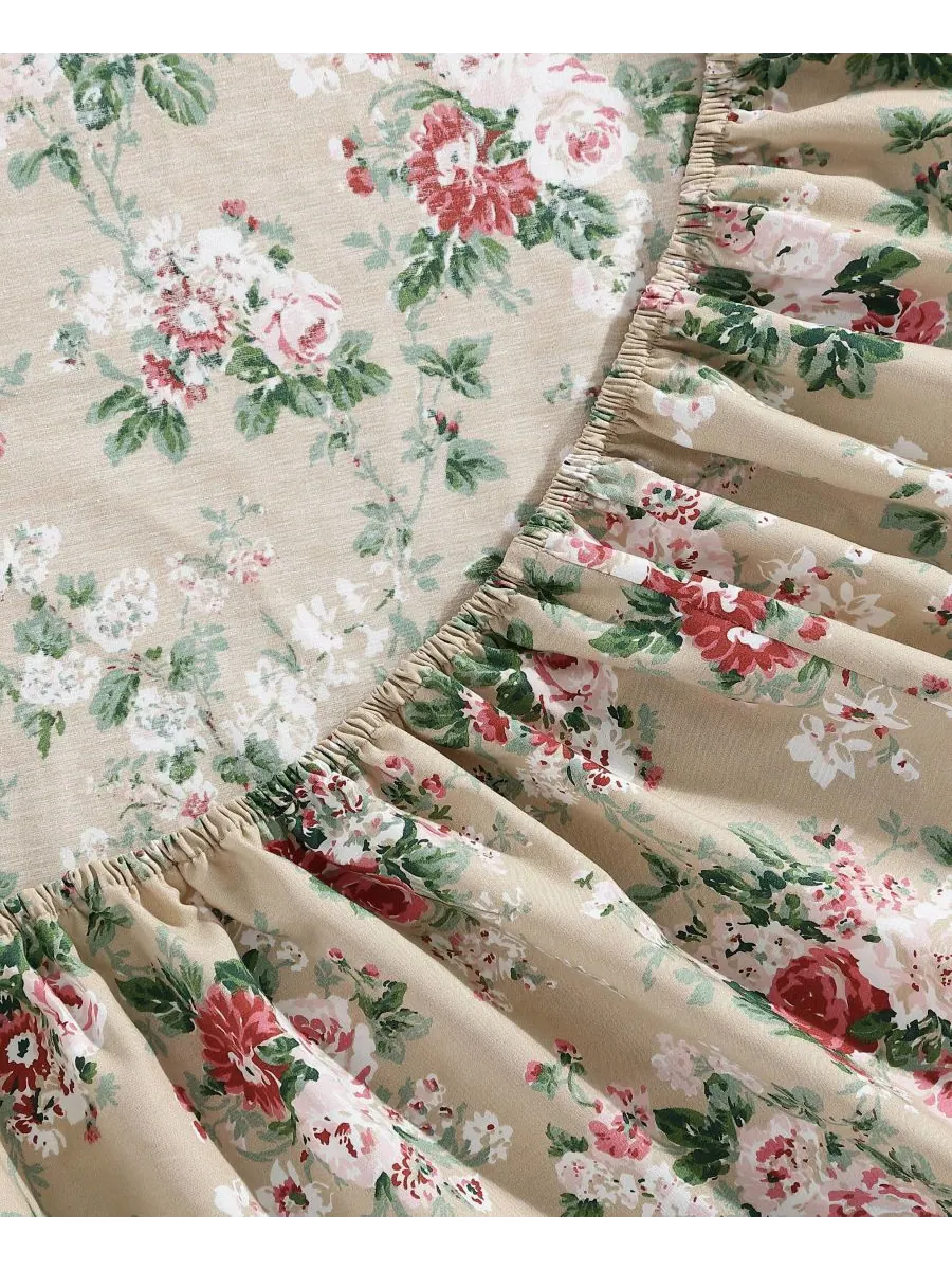 Комплект постельного белья из хлопкового перкаля, 3 предмета, размер Twin Laura Ashley, цвет — изображение 5 из 7