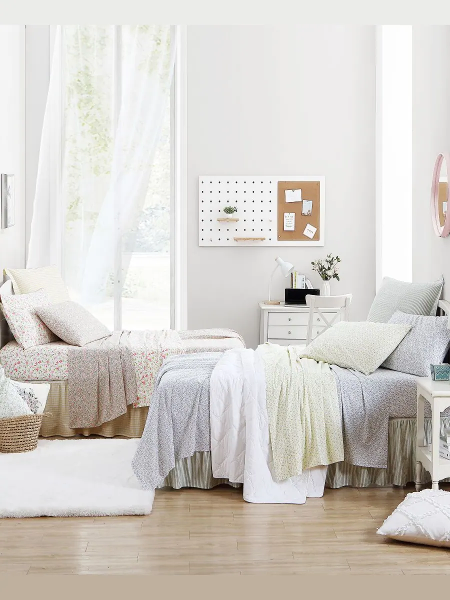 Комплект постельного белья из хлопкового перкаля, 3 предмета, размер Twin Laura Ashley, цвет evie — изображение 3 из 6