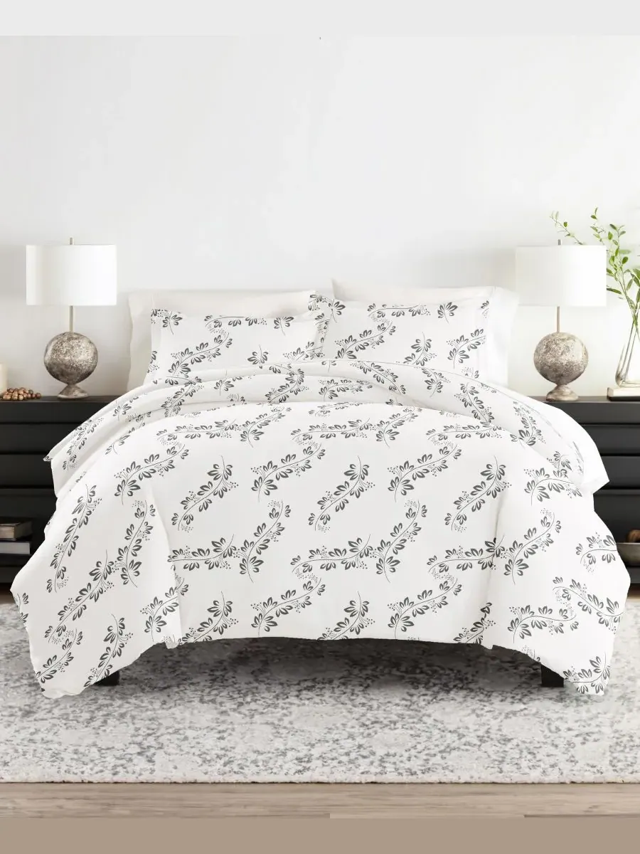 Комплект постельного белья Tranquil Sleep с узором, 3 предмета, размер King/California King Ienjoy
