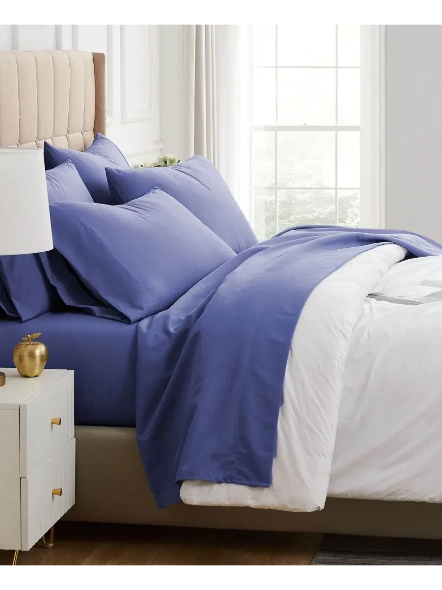 Комплект постельного белья из микрофибры, 6 предметов, King, No-Slip Ultra Soft Southshore Fine — изображение 2 из 5