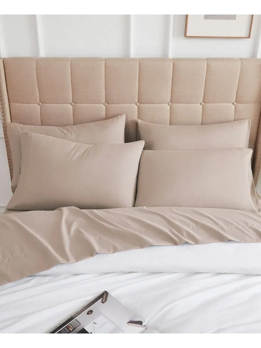 Комплект постельного белья No-Slip Ultra Soft Deep Pocket из микрофибры, King Southshore Fine Linens — изображение 3 из 5