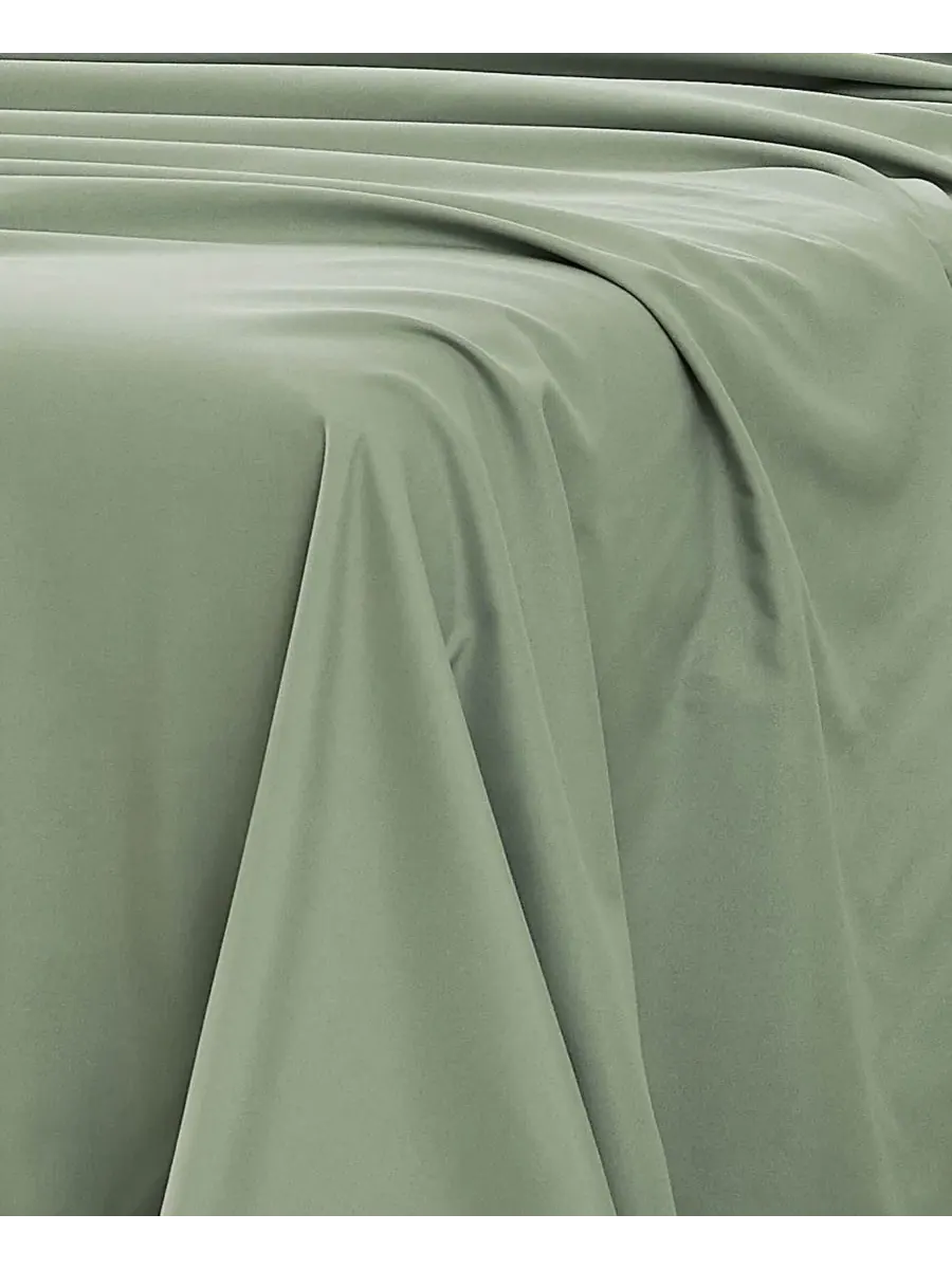 Комплект простыней на резинке, 4 предмета, Twin, микрофибра Southshore Fine Linens — изображение 4 из 5, темный зеленый