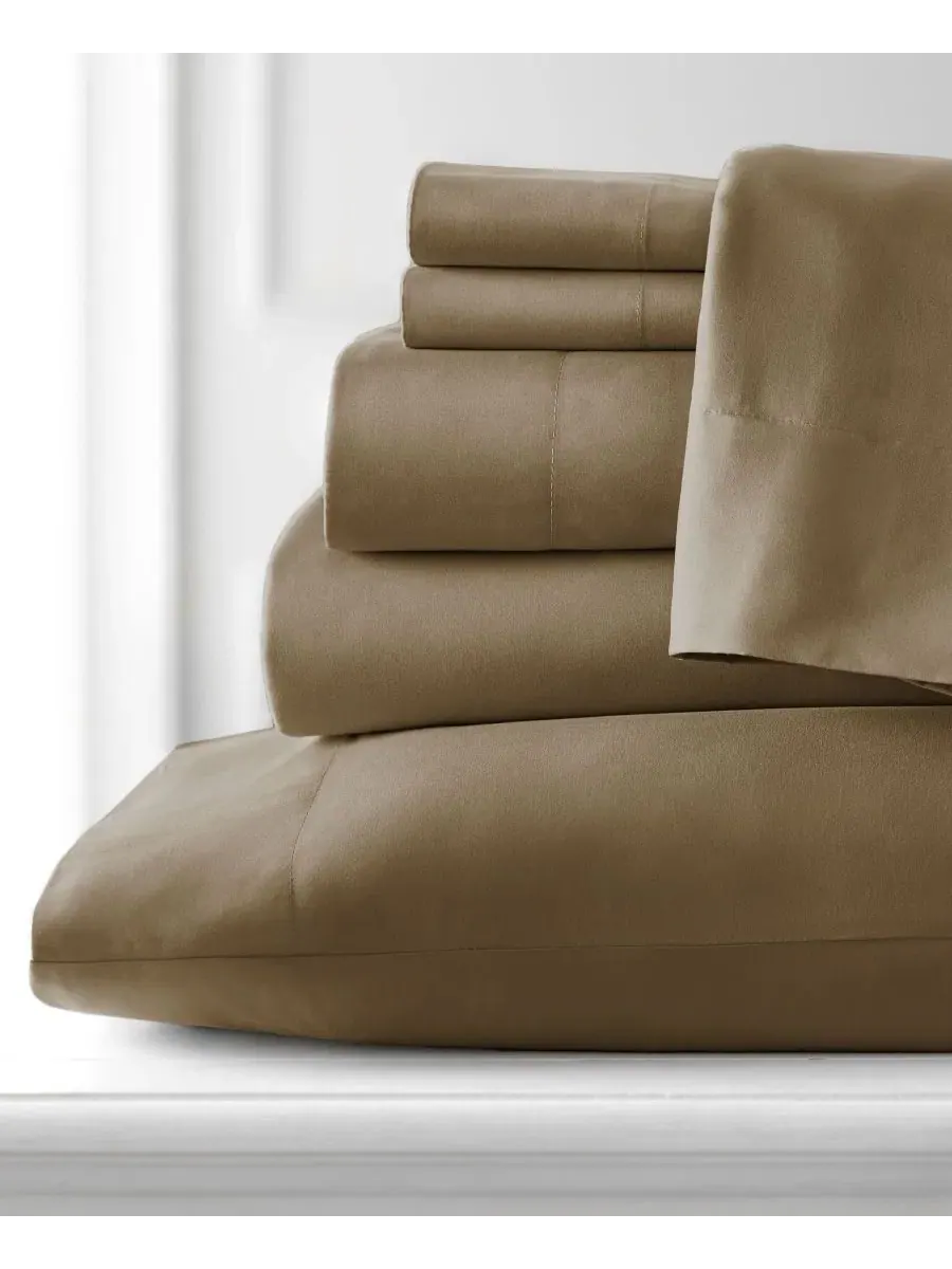 Комплект постельного белья из микрофибры 4 предмета, Twin, No-Slip Ultra Soft Deep Pocket