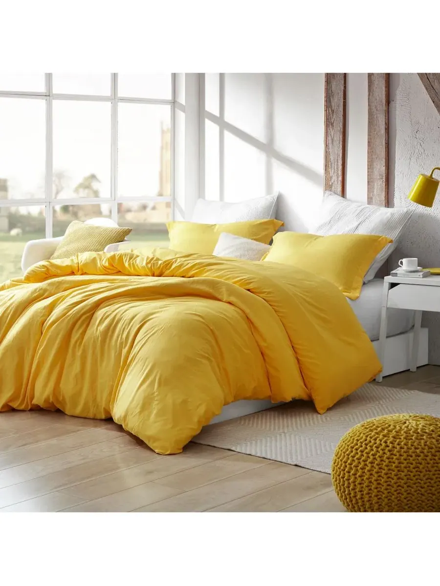 Комплект стеганого одеяла с пододеяльником Loft Coma Inducer Coma Inducer — желтый