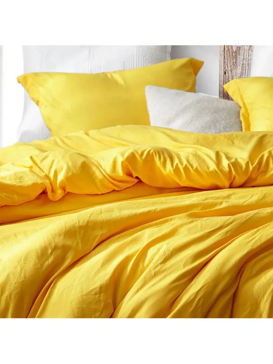 Комплект стеганого одеяла с пододеяльником Loft Coma Inducer Coma Inducer — изображение 2 из 4, темный желтый