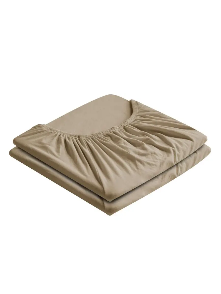 Простыня на резинке с глубоким карманом 21 дюйм, 2 шт, California King Southshore Fine Linens