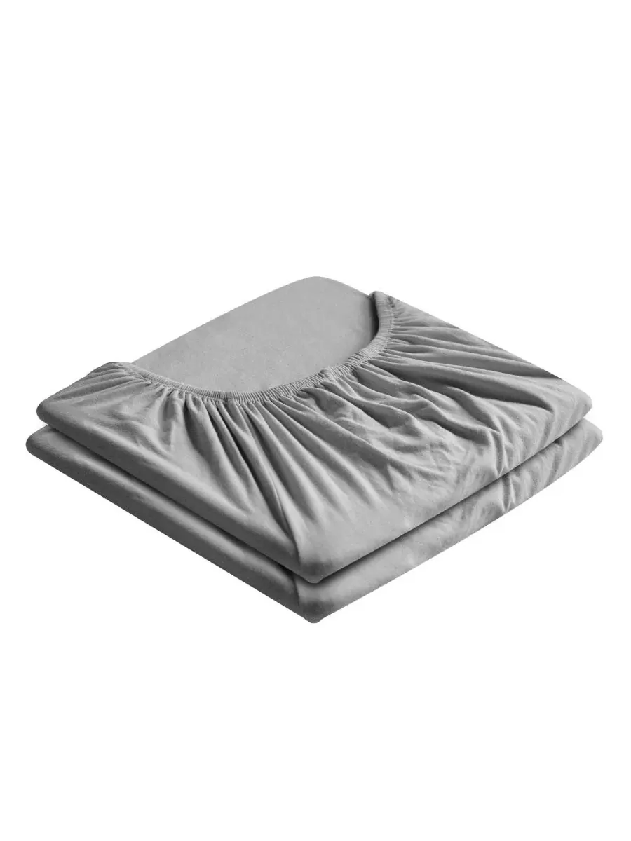 Простыня на резинке с глубоким карманом 21 дюйм, 2 штуки, California King Southshore Fine Linens