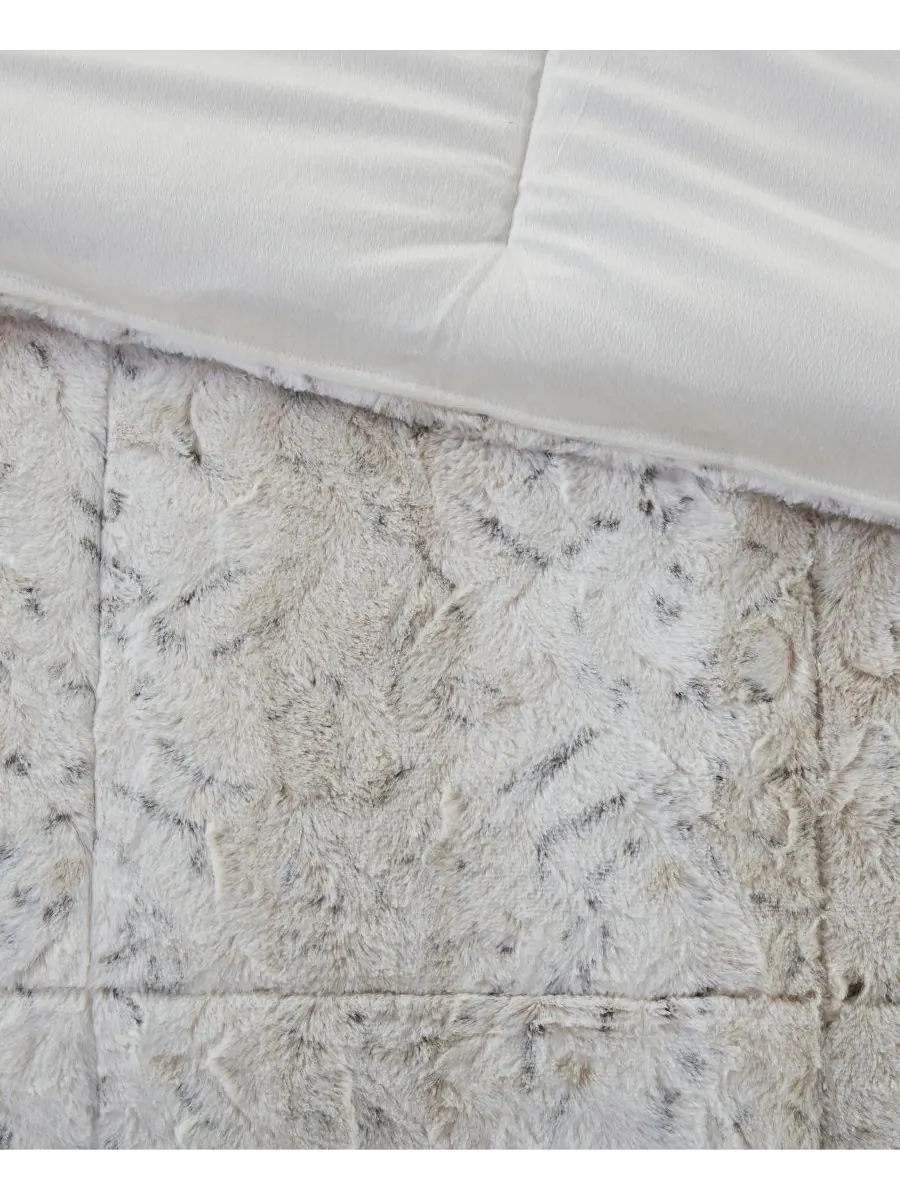 Комплект постельного белья Zuri из искусственного меха, 4 предмета, размер Full/Queen Madison Park — изображение 5 из 9