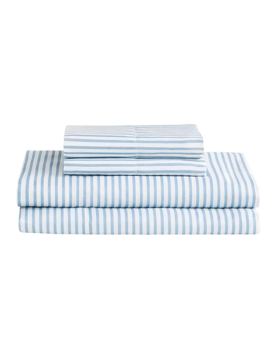 Комплект постельного белья Jaxon Wide Stripe из 7 предметов, размер Full Madison Park Essentials — изображение 5 из 10