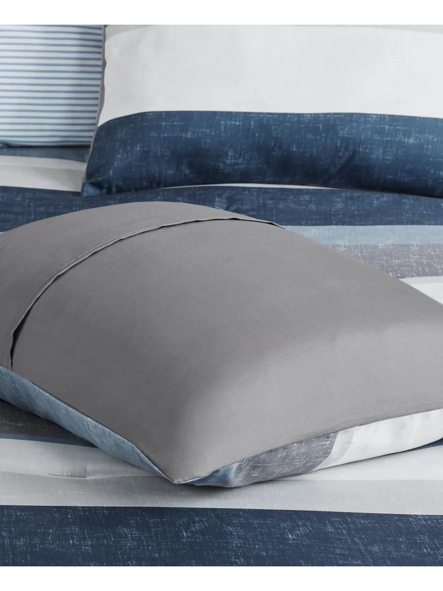 Комплект постельного белья Jaxon Wide Stripe из 7 предметов, размер Full Madison Park Essentials — изображение 7 из 10