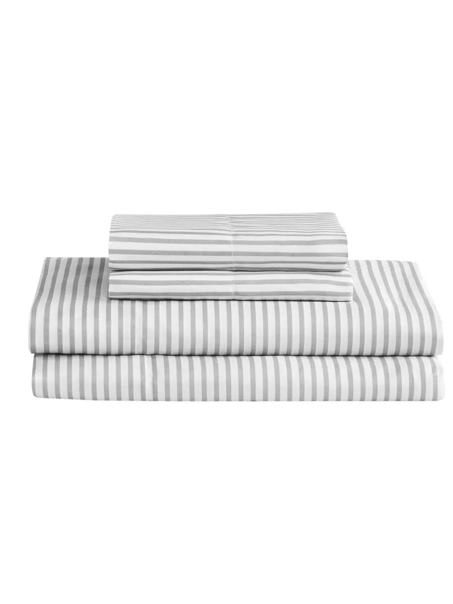 Комплект постельного белья Jaxon Wide Stripe из 7 предметов, размер Queen Madison Park Essentials — изображение 5 из 10