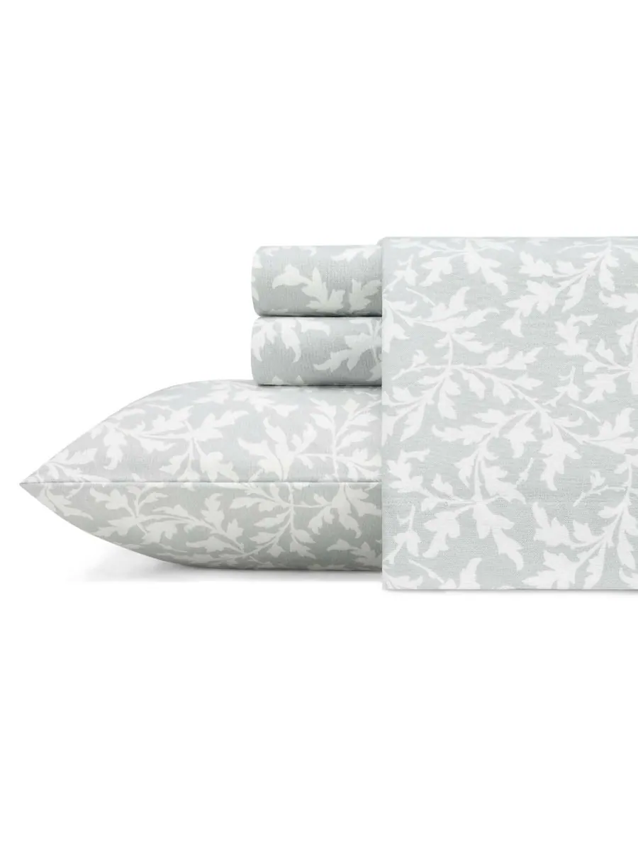 Комплект постельного белья из хлопковой фланели, 4 предмета, размер King Laura Ashley, Crestwood