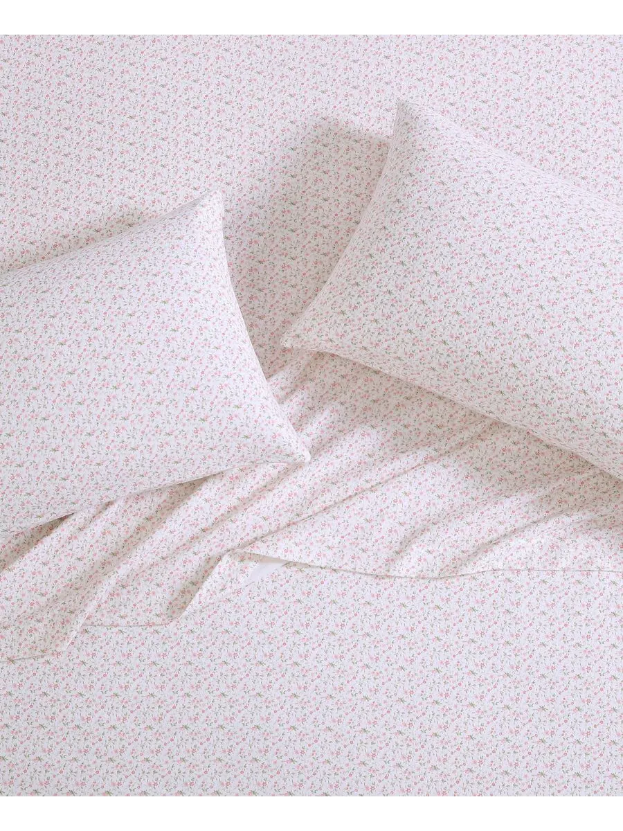 Комплект постельного белья из хлопковой фланели, 4 предмета, размер King Laura Ashley, цвет evie — изображение 3 из 5
