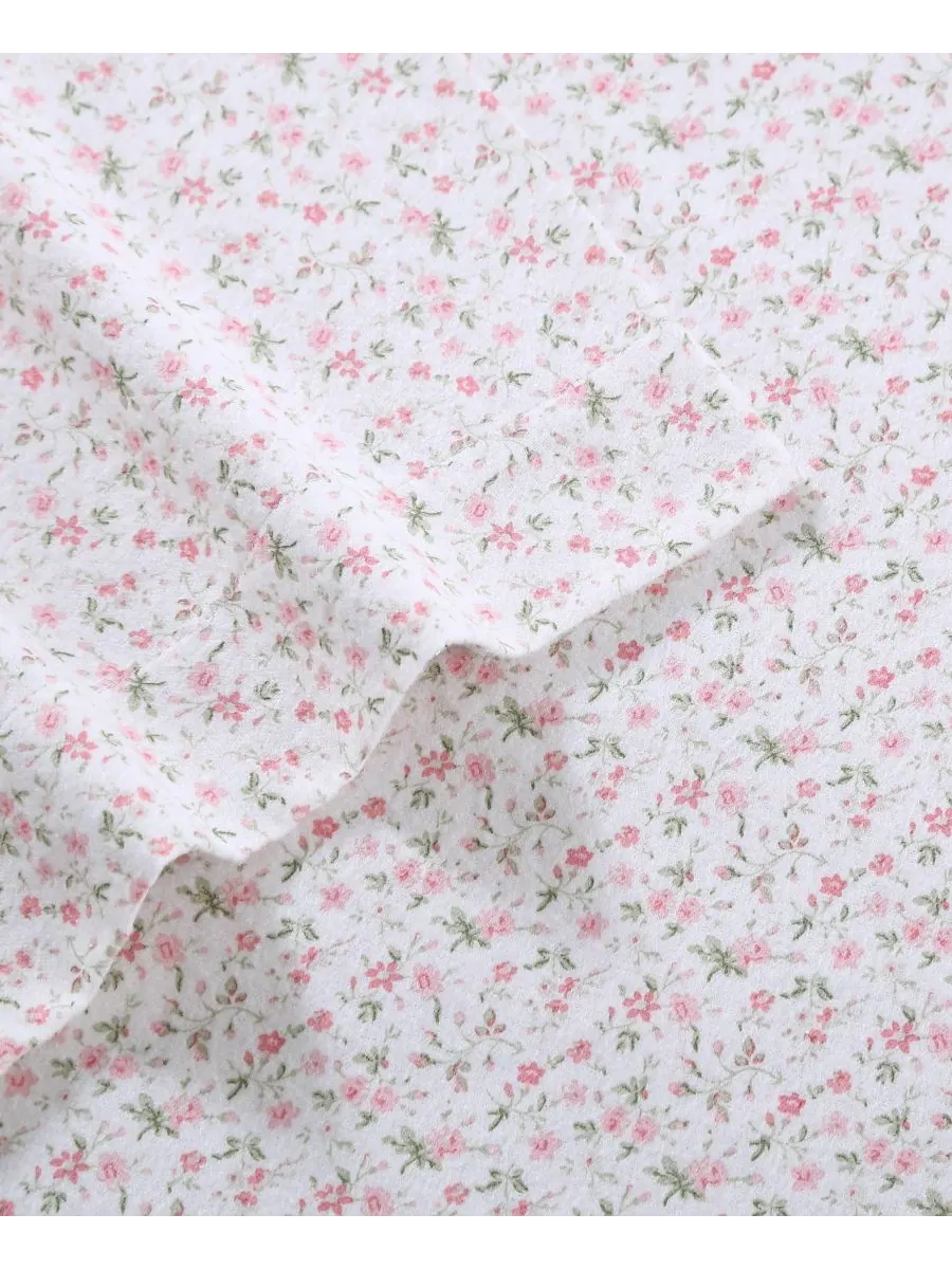 Комплект постельного белья из хлопковой фланели, 4 предмета, размер King Laura Ashley, цвет evie — изображение 4 из 5