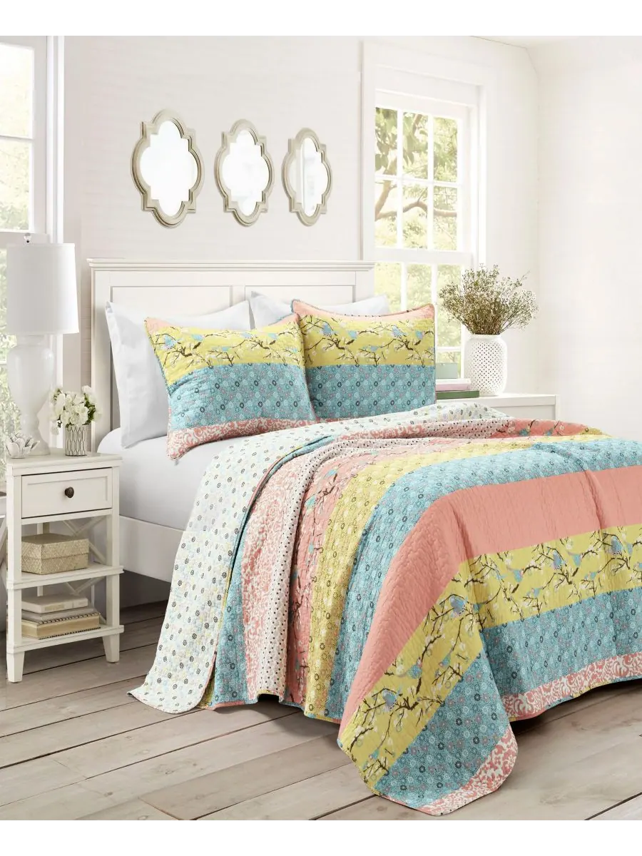 Двусторонний комплект постельного белья royal empire из 3 предметов, размер king. Lush Décor