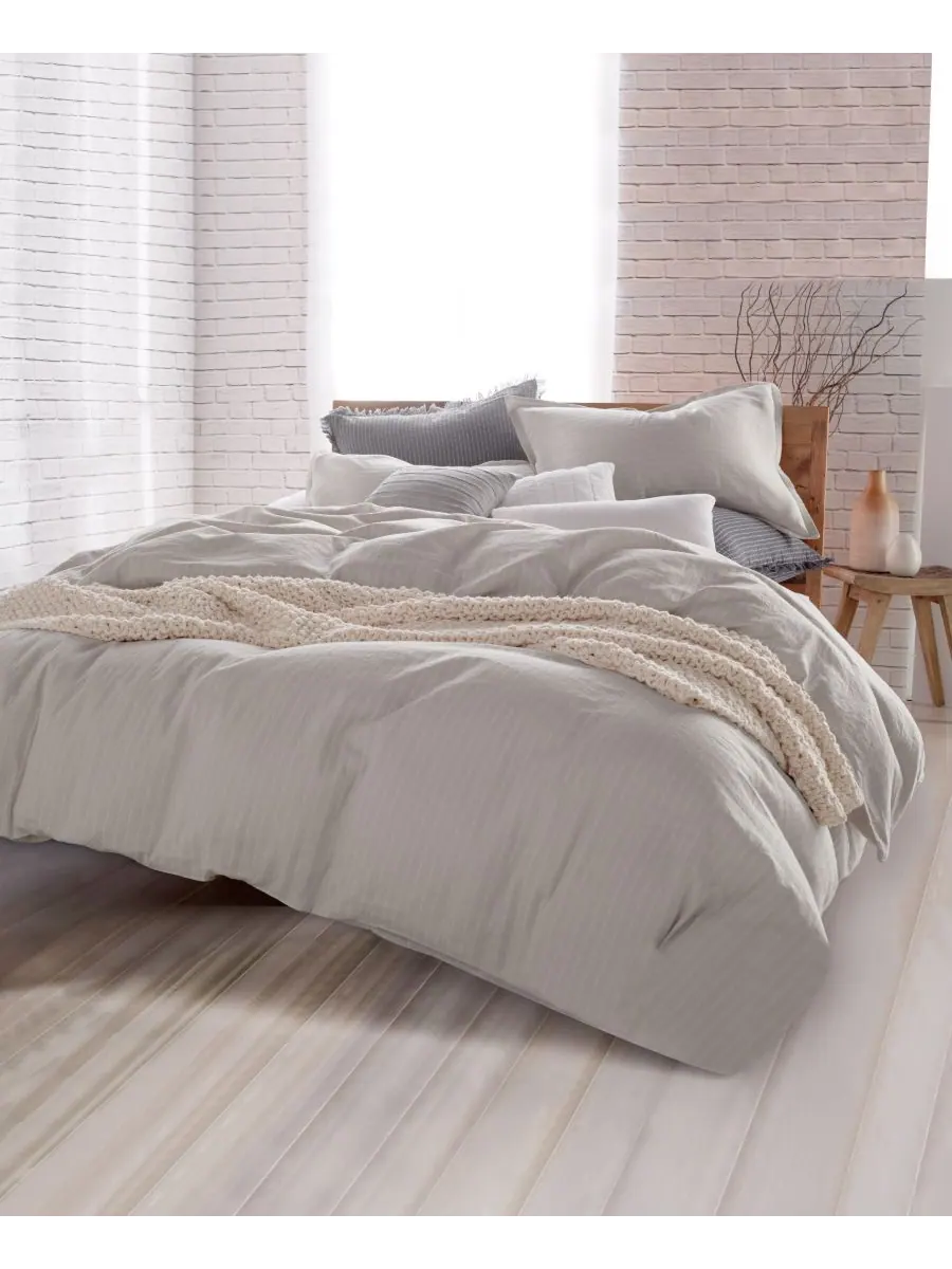 Комплект постельного белья pure comfy, размер king DKNY — серебристый