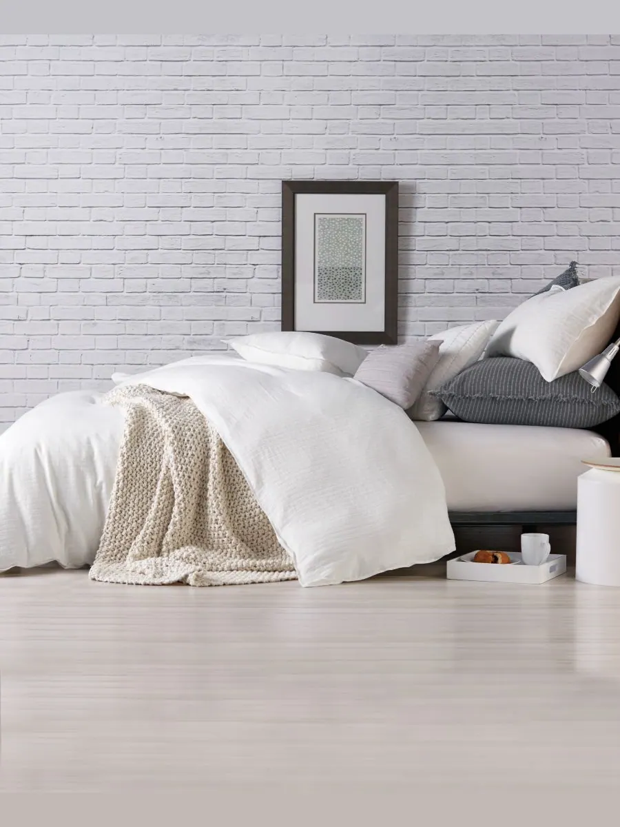 Комплект постельного белья pure comfy, размер king DKNY — изображение 2 из 4, белый
