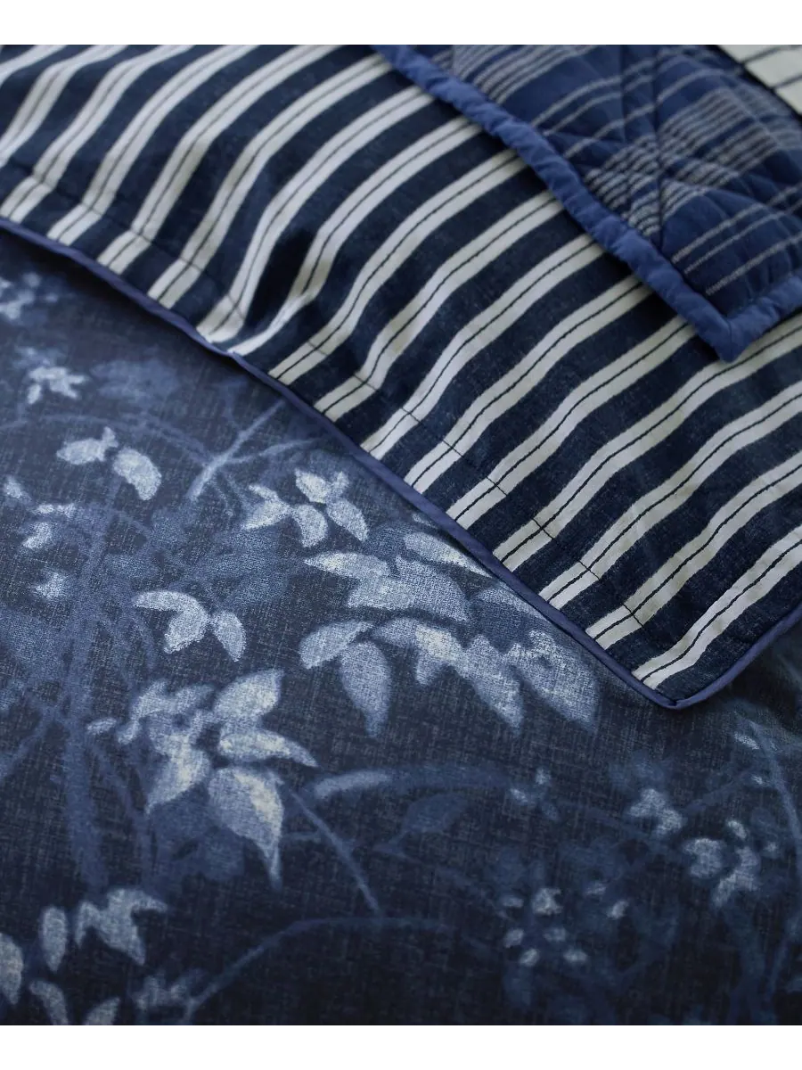 Комплект постельного белья Caterina из 3 предметов, размер Full/Queen Lauren Ralph Lauren — изображение 2 из 7, темно-синий