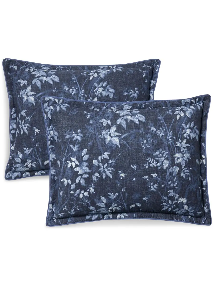 Комплект постельного белья Caterina из 3 предметов, размер Full/Queen Lauren Ralph Lauren — изображение 4 из 7, темно-синий