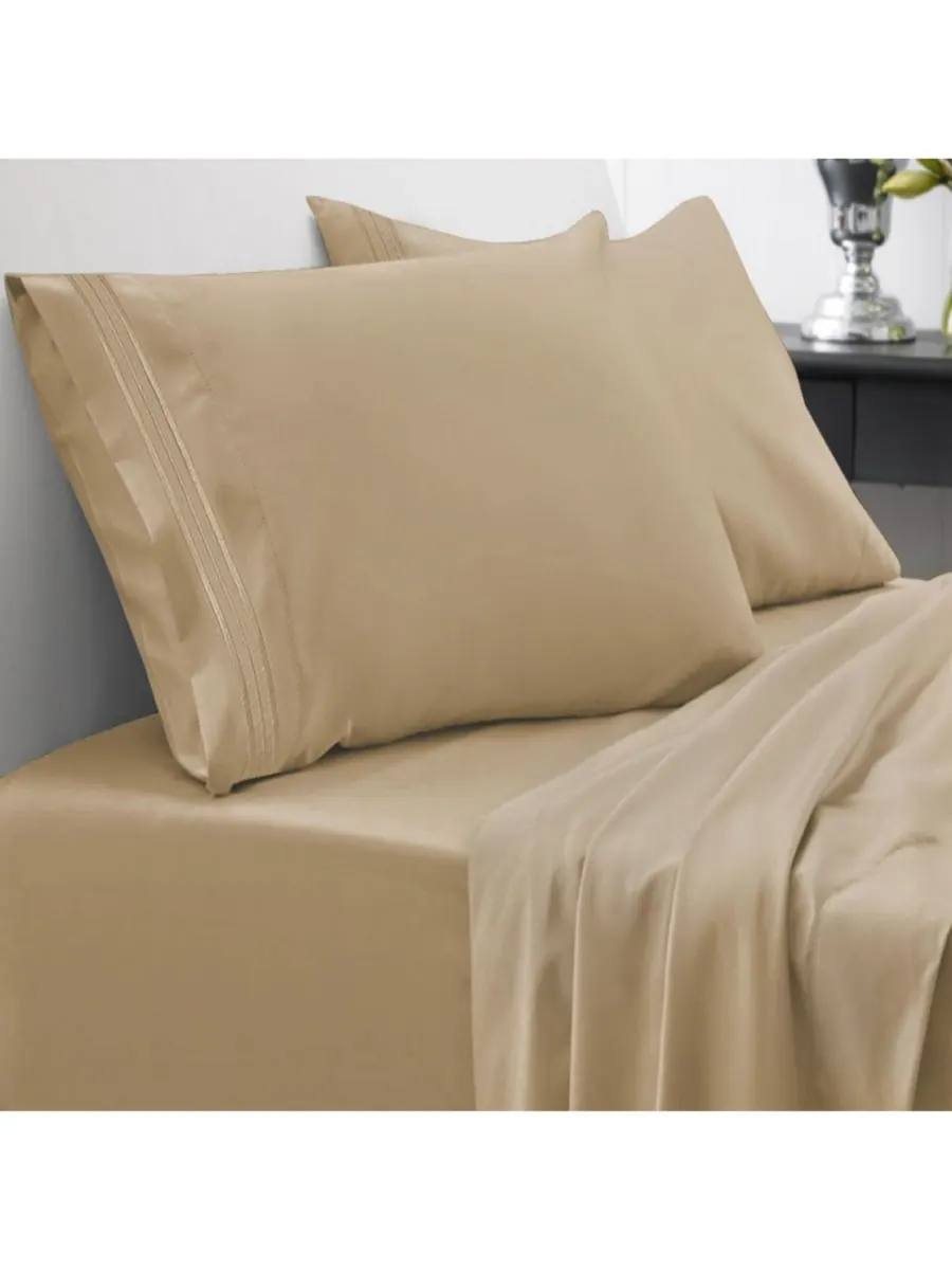 Комплект постельного белья из микрофибры, 3 предмета, размер Twin Sweet Home Collection