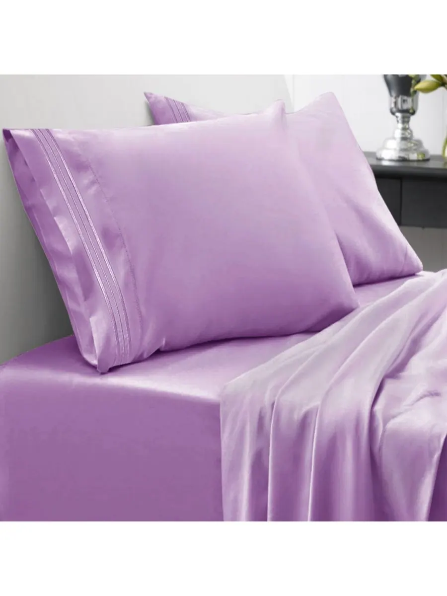 Комплект постельного белья из микрофибры, 3 предмета, размер Twin Sweet Home Collection