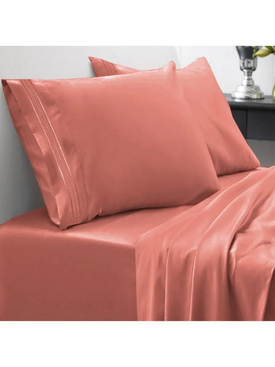 Комплект постельного белья из микрофибры, 3 предмета, размер Twin Sweet Home Collection