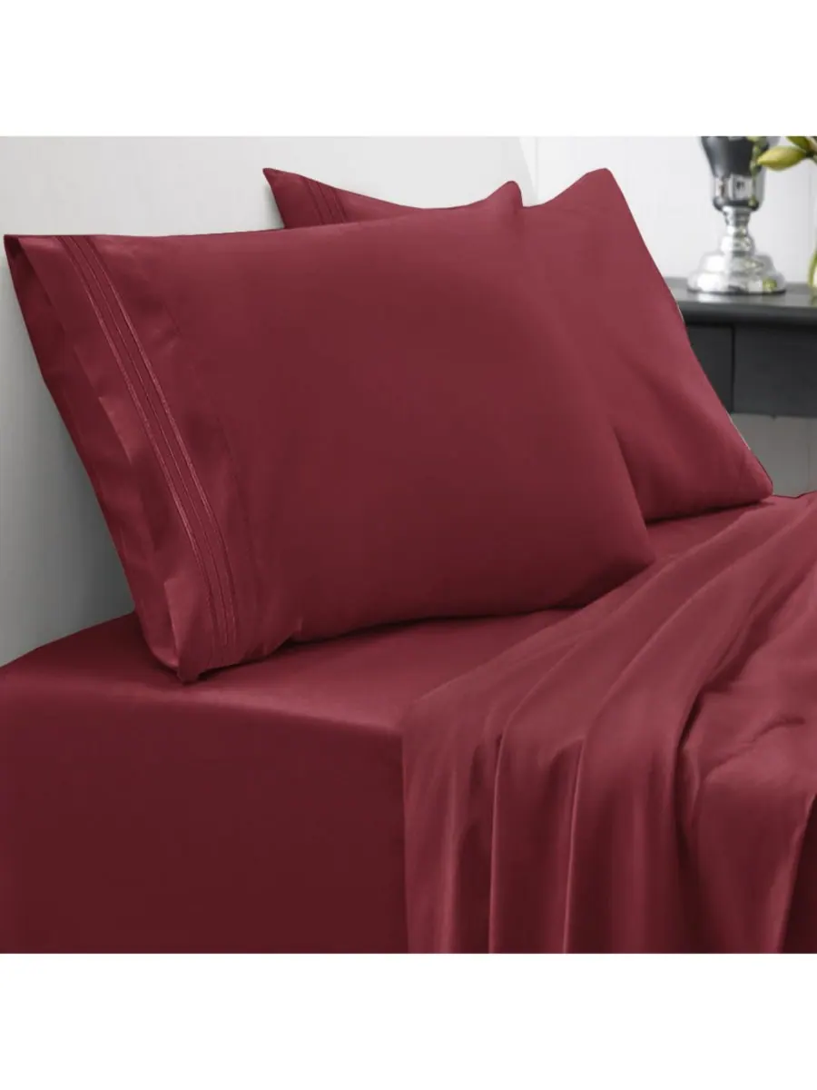 Комплект постельного белья из микрофибры, 3 предмета, размер Twin Sweet Home Collection