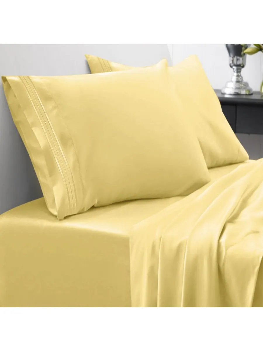 Комплект постельного белья из микрофибры, 3 предмета, размер Twin Sweet Home Collection