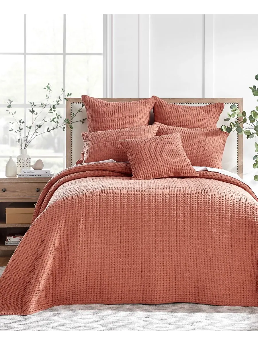 Комплект постельного белья mills waffle classic из 3 предметов, размер full. Levtex — изображение 1 из 6, глина