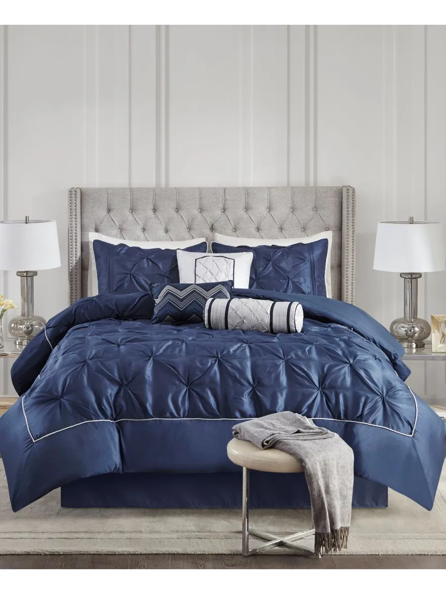 Комплект постельного белья Laurel Tufted из 7 предметов, размер Queen Madison Park
