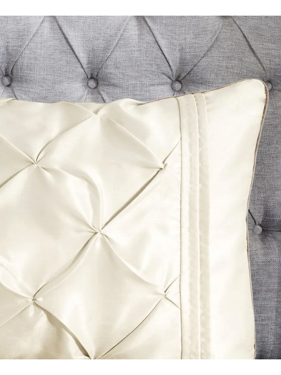 Комплект постельного белья Laurel Tufted из 7 предметов, размер Queen Madison Park — изображение 7 из 10, белый
