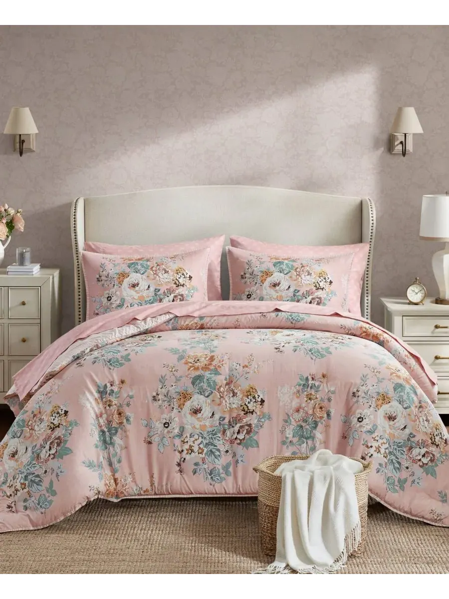 Комплект постельного белья Heather Vintage Floral, 5 предметов, размер Twin XL Madison Park