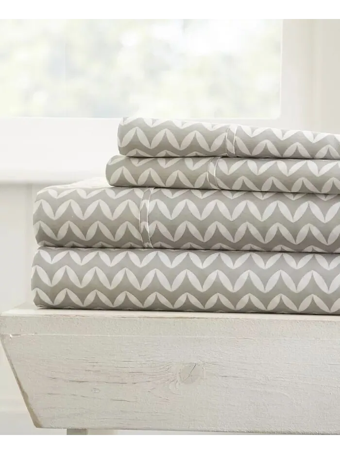 Комплект простыней с ультрамягким узором премиум-класса Farmhouse Chic от Home Collection ienjoy