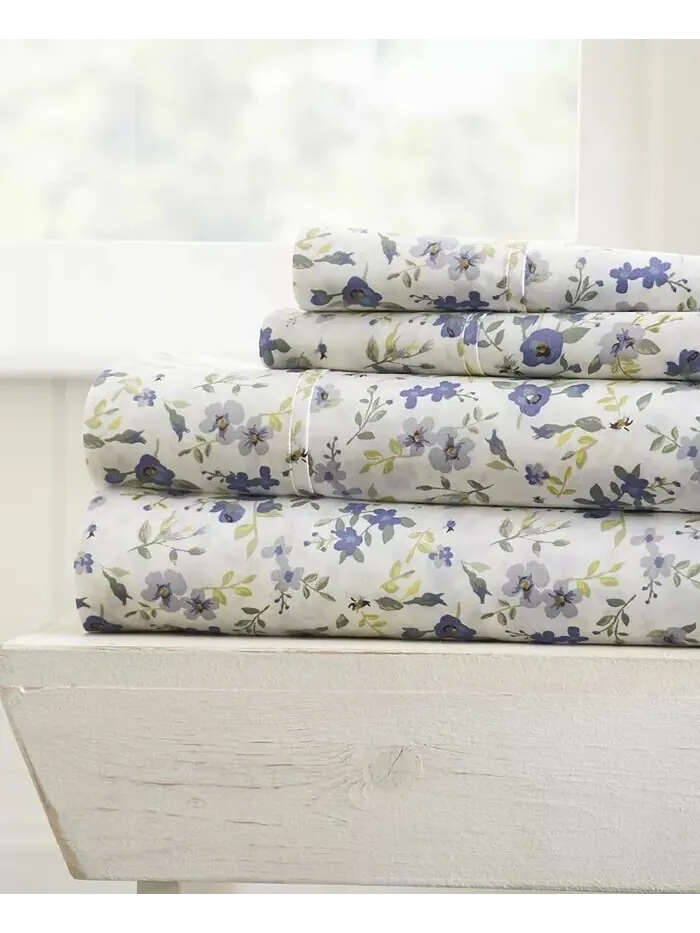 Комплект простыней с ультрамягким узором премиум-класса Farmhouse Chic от Home Collection ienjoy