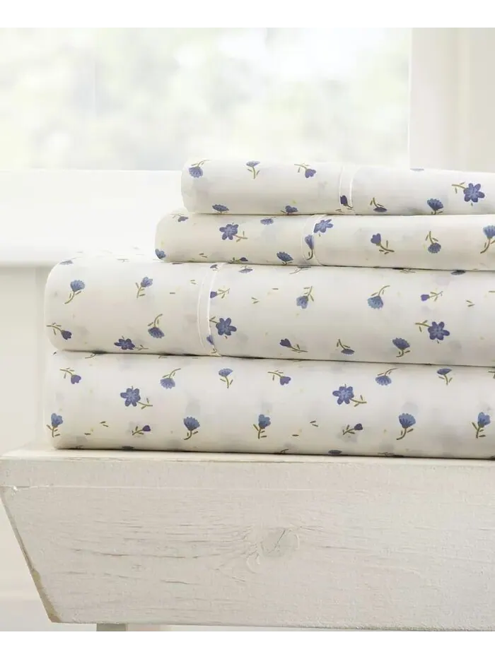 Комплект простыней с ультрамягким узором премиум-класса Farmhouse Chic от Home Collection ienjoy