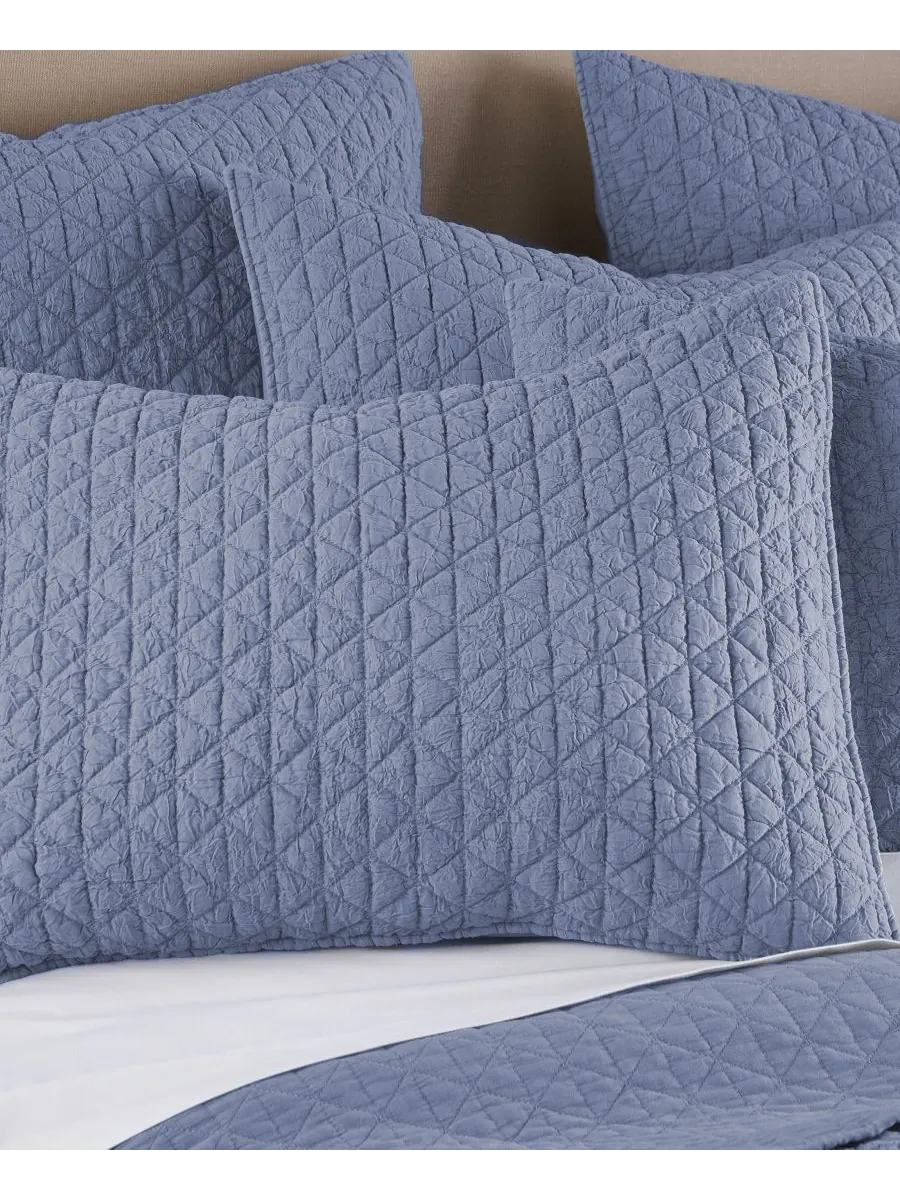 Комплект постельного белья Homthreads Rowan Enzyme Wash, 2 предмета, размер Twin/Twin XL Levtex — изображение 3 из 10, синий