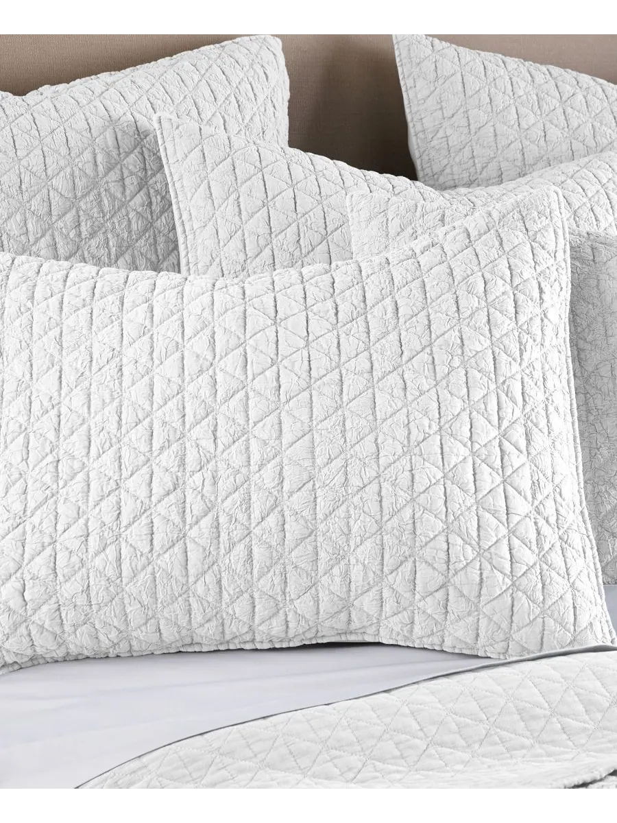 Комплект постельного белья Homthreads Rowan Enzyme Wash, 2 предмета, размер Twin/Twin XL Levtex — изображение 3 из 10, белый