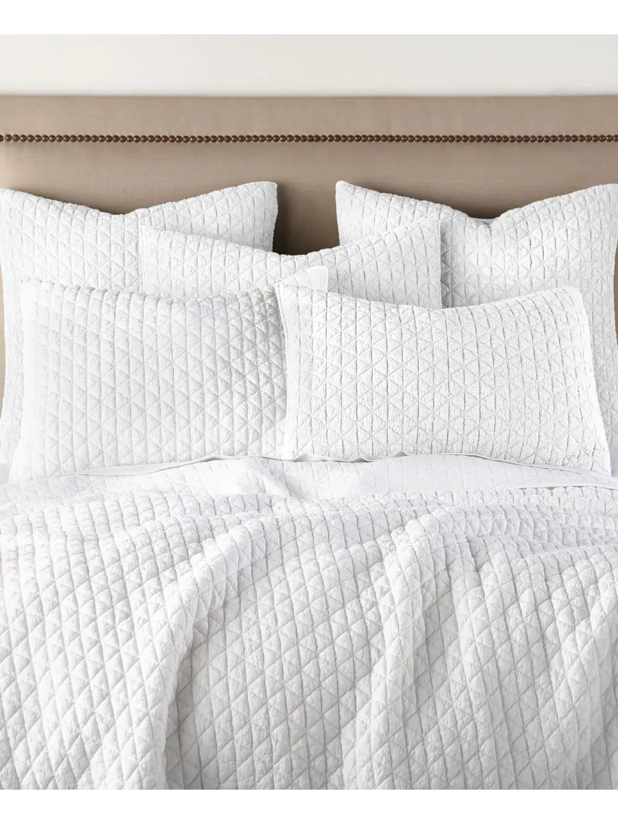 Комплект постельного белья Homthreads Rowan Enzyme Wash, 2 предмета, размер Twin/Twin XL Levtex — изображение 4 из 10, белый